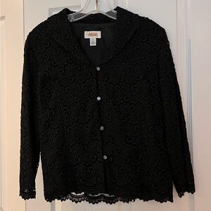 Talbots Black Lace Women's jacket